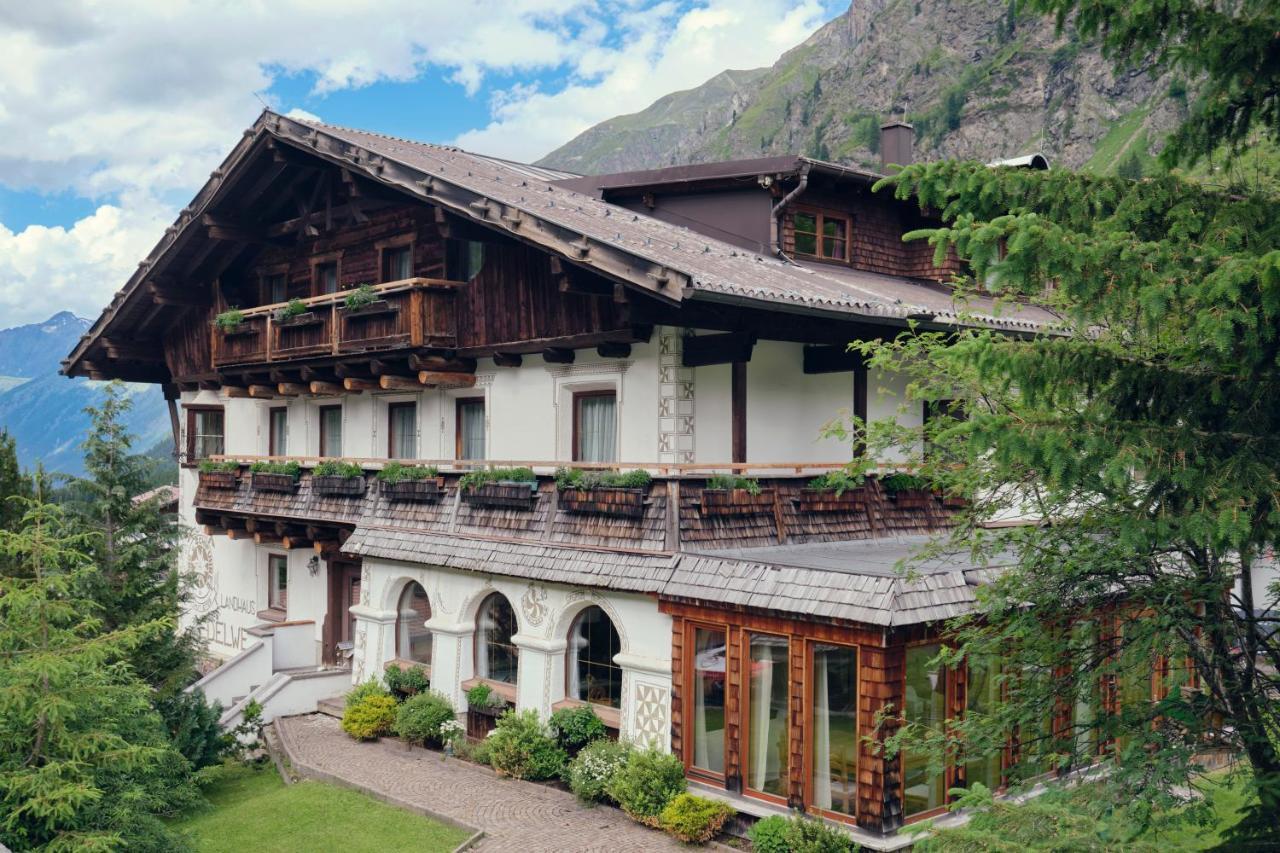 Landhaus Edelweiss Sankt Leonhard im Pitztal Bagian luar foto